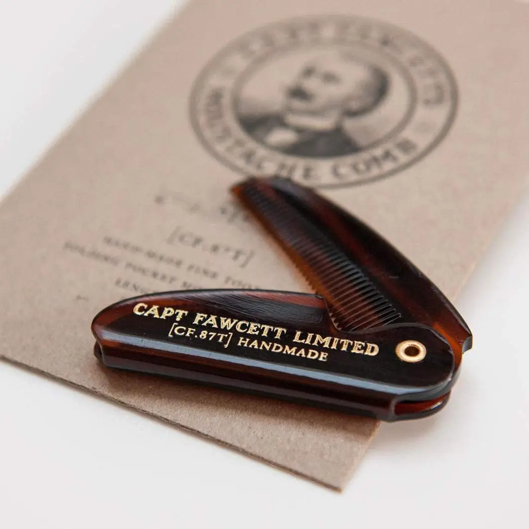 Captain Fawcett Moustache Comb CF.87T