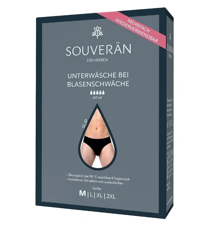 Selenacare Souverän Bladderleak Underwear Slip black L