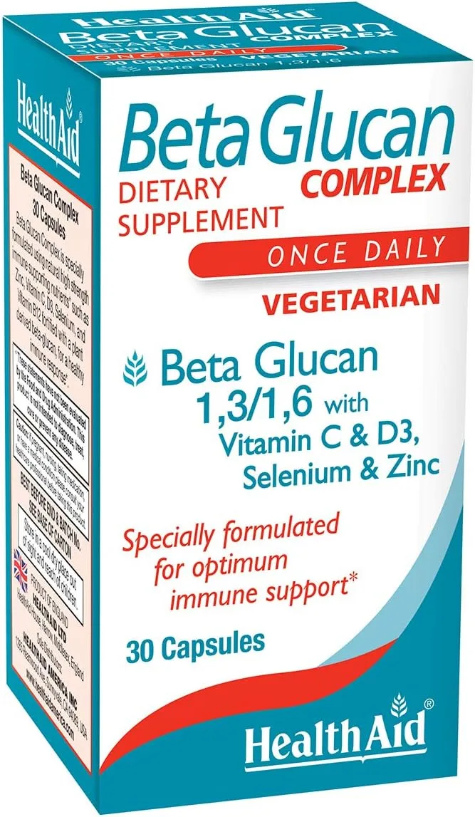 HealthAid Beta Glucan Complex 30 caps.