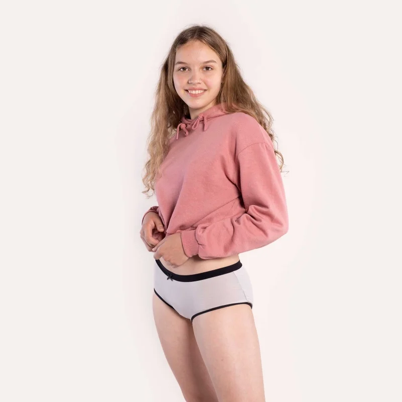 Selenacare Period Underwear Teens Hipster grey 164