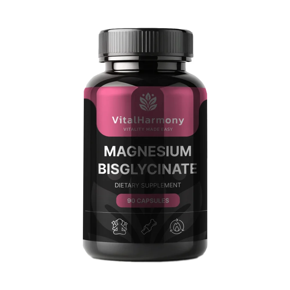 VitalHarmony Magnesium Bisglycinate 90 Capsules