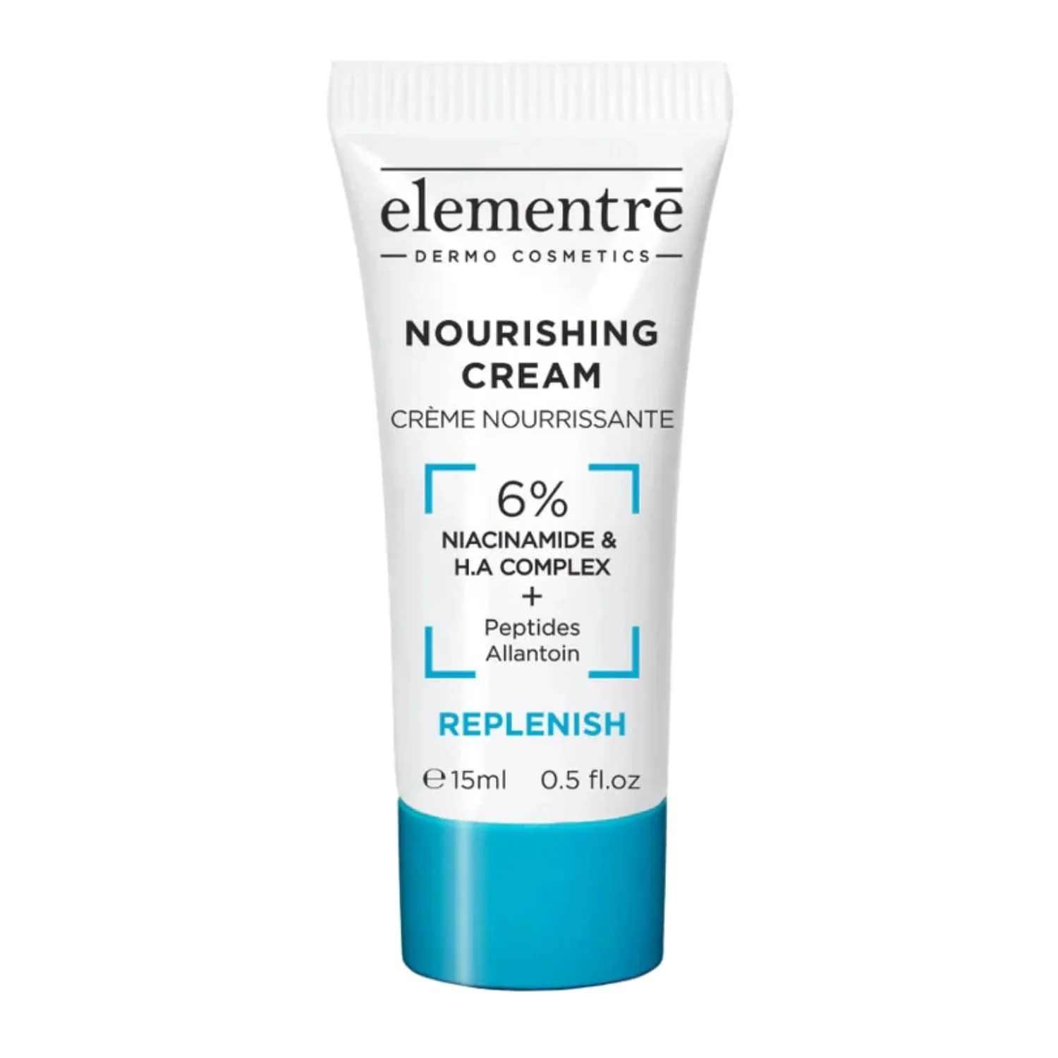 Elementre Dermo Cosmetics 6% Niacinamide & Hyaluronic Acid Complex Nourishing Cream 15ml