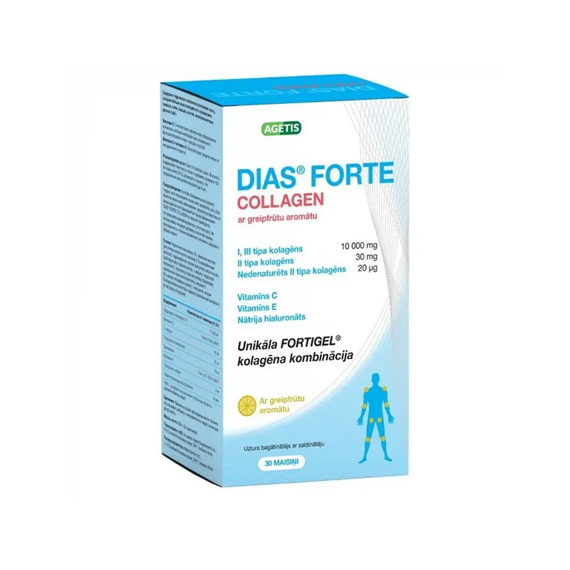 Agetis Dias Forte Collagen Powder with Grapefruit Flavor, N30