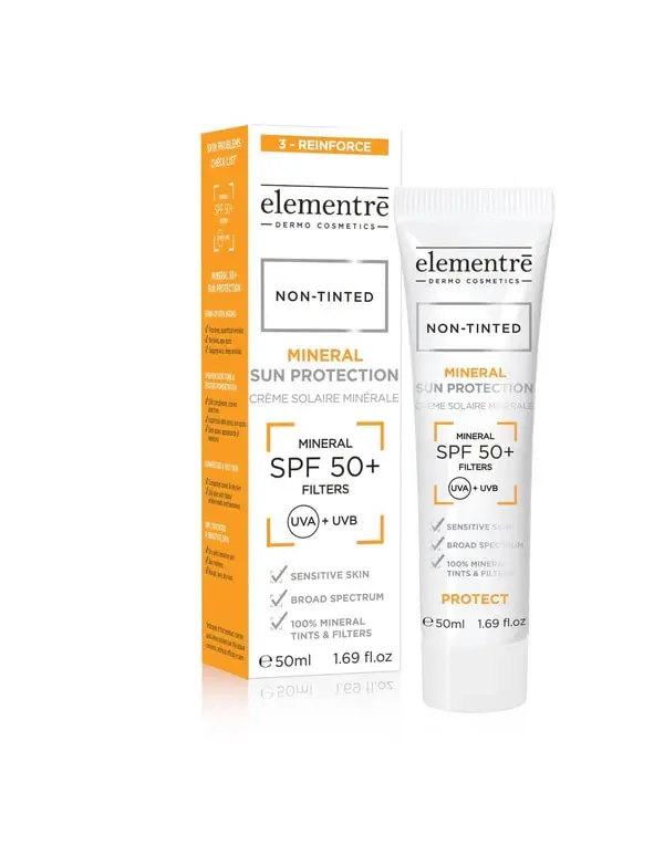 Elementre Dermo Cosmetics SPF 50+ Mineral Sun Protection – Non-Tinted 50ml