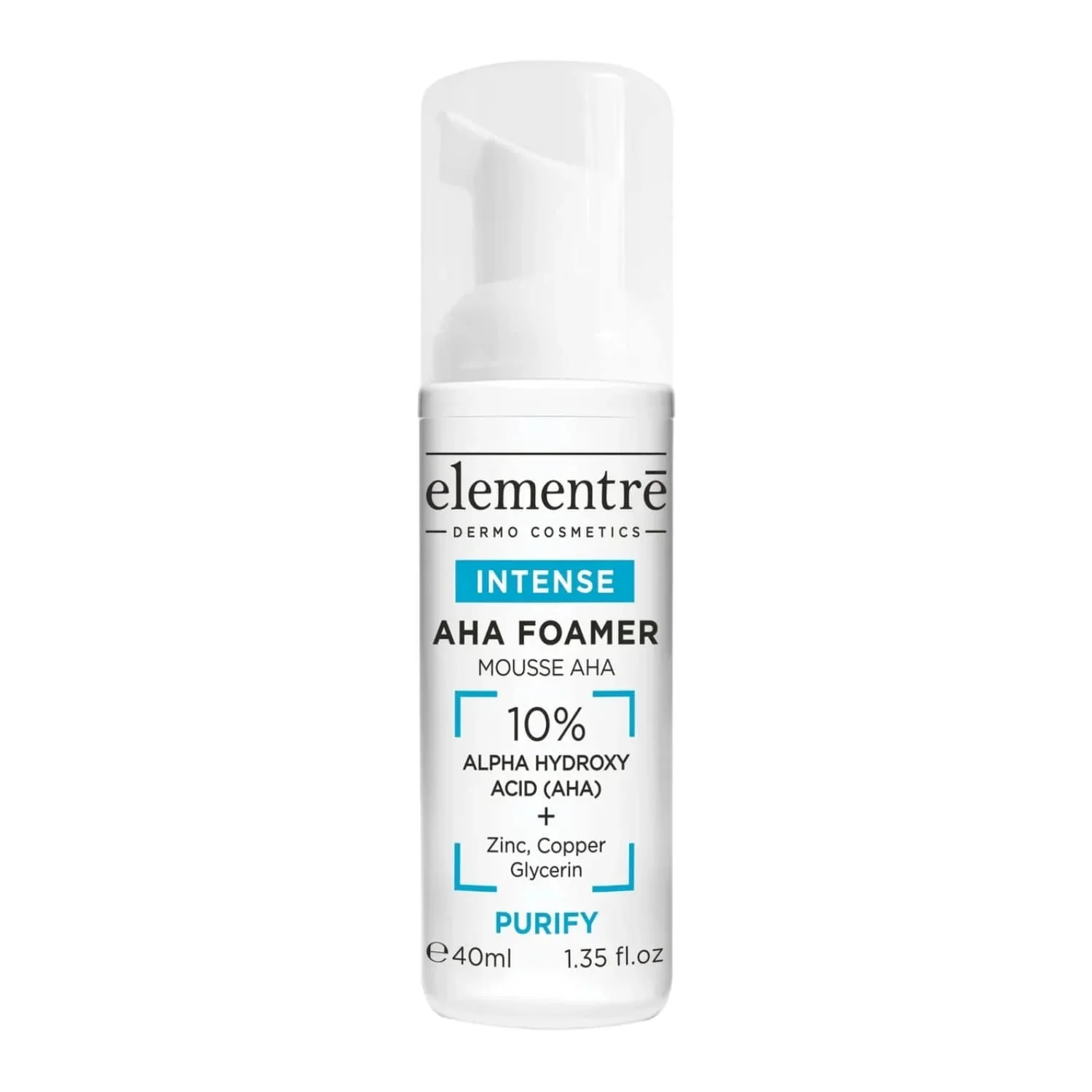 Elementre Dermo Cosmetics 10% AHA Foamer Intense Cleanser 40ml