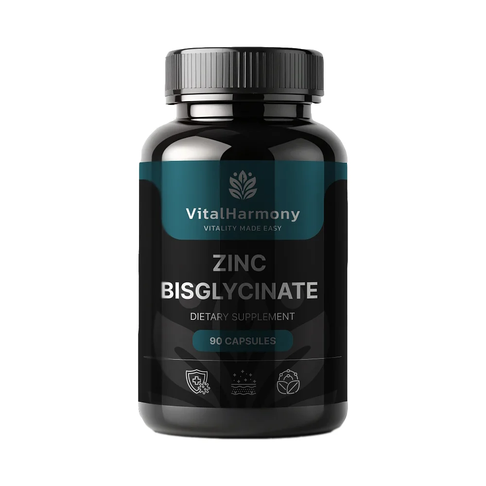 VitalHarmony Zinc Bisglycinate 90 Capsules