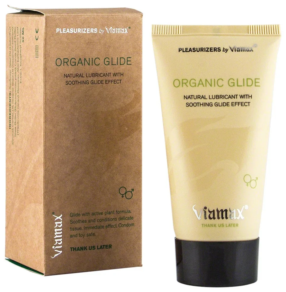 Viamax Organic Glide Natural Lubricant With soothing Glide Effect 70 ml