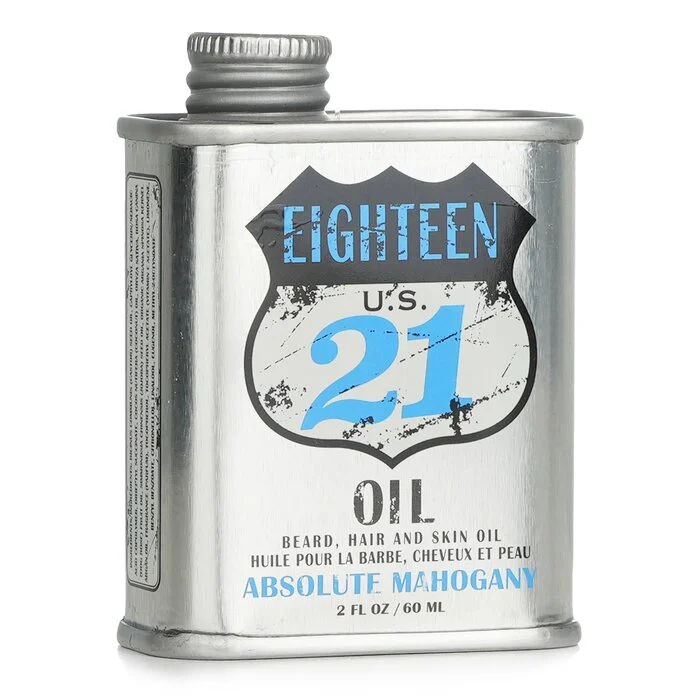 Man Made 18.21  Beard Hair and Skin Oil Absolute Mahogany 60 ml
