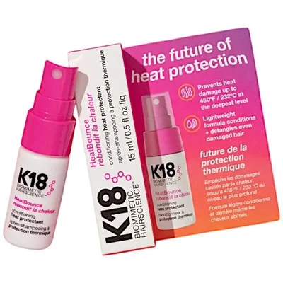 K18 HeatBounce Leave In  Conditioner Heat Protectant Mini 15 ml