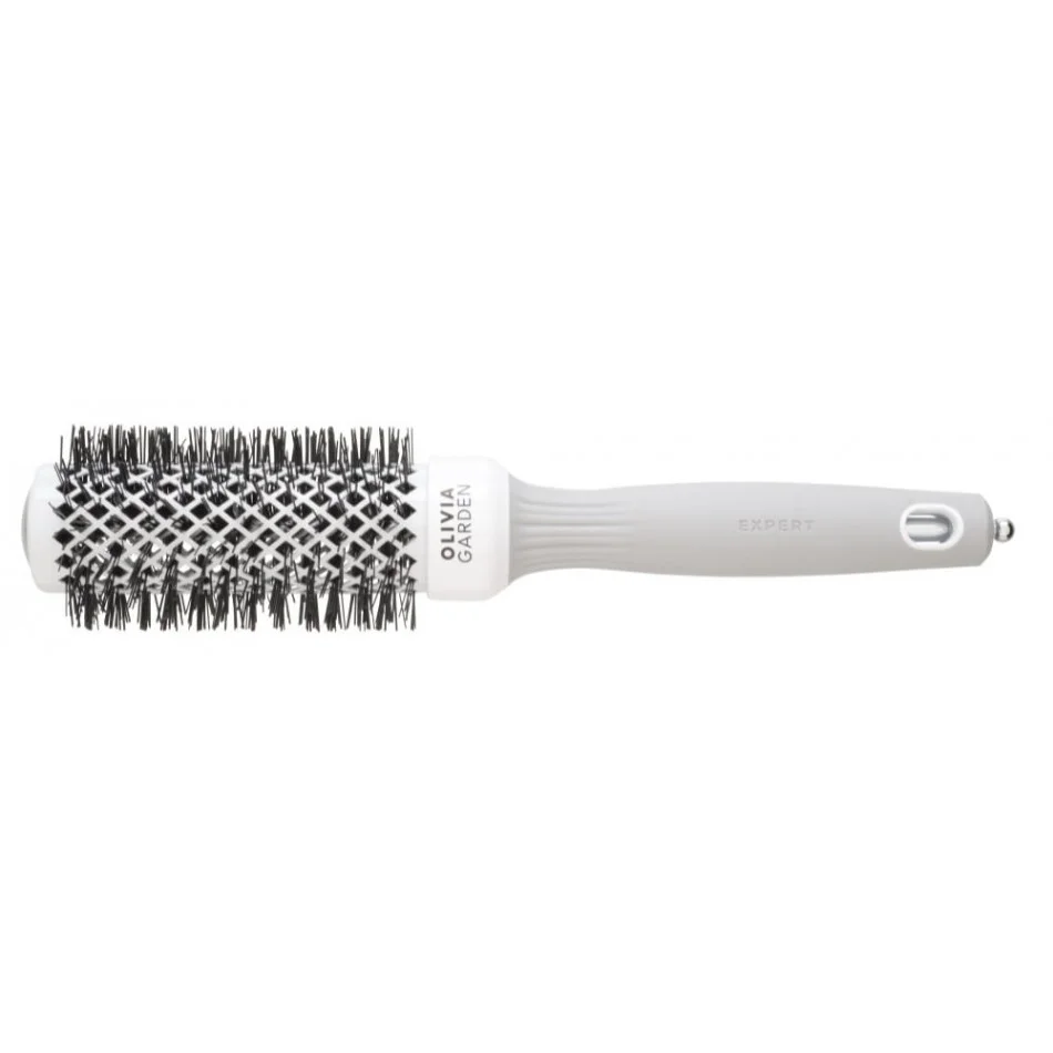 Olivia Garden Expert Blowout Shine White hairbrush (35mm)