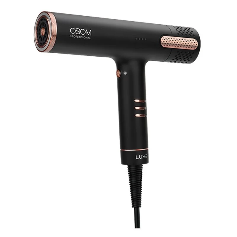 OSOM Professional LUXE BLDC High Speed Hair Dryer, 1500 W, Black