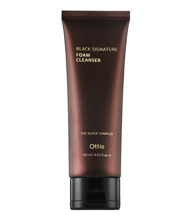 Ottie Black Signature Foam Cleanser, 120 ml