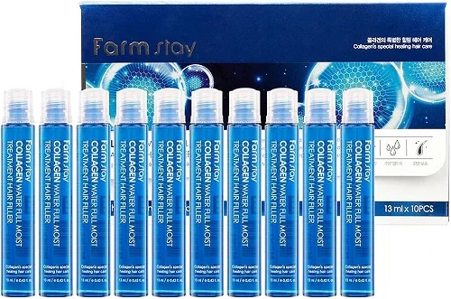 FarmStay Collagen Water Full Moist Treatment Hair Filler 10x13ml