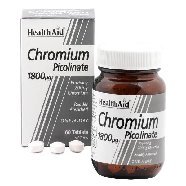 HealthAid Chromium Picolinate 1800mcg N60