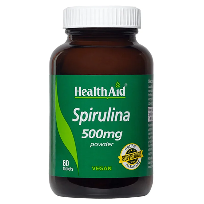 HealthAid Spirulina 500 mg Tablets N60