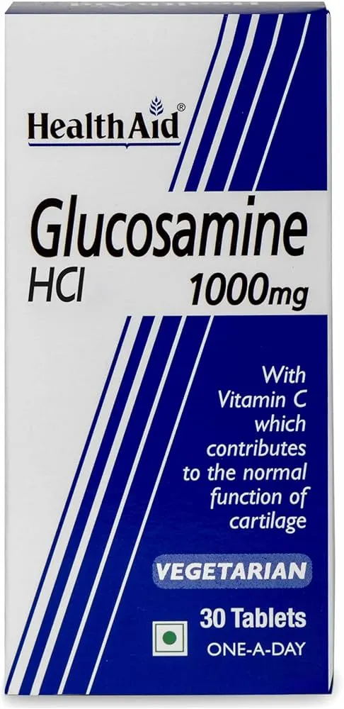 HealthAid Glucosamine Sulphate 2KCl 1000 mg Vegetarian Tablets N30
