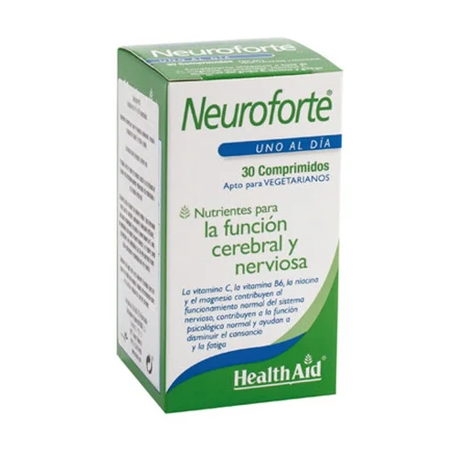 HealthAid Neuroforte (Vitamin B6, Ginkgo, Amino Acids, and Magnesium) Tablets N30