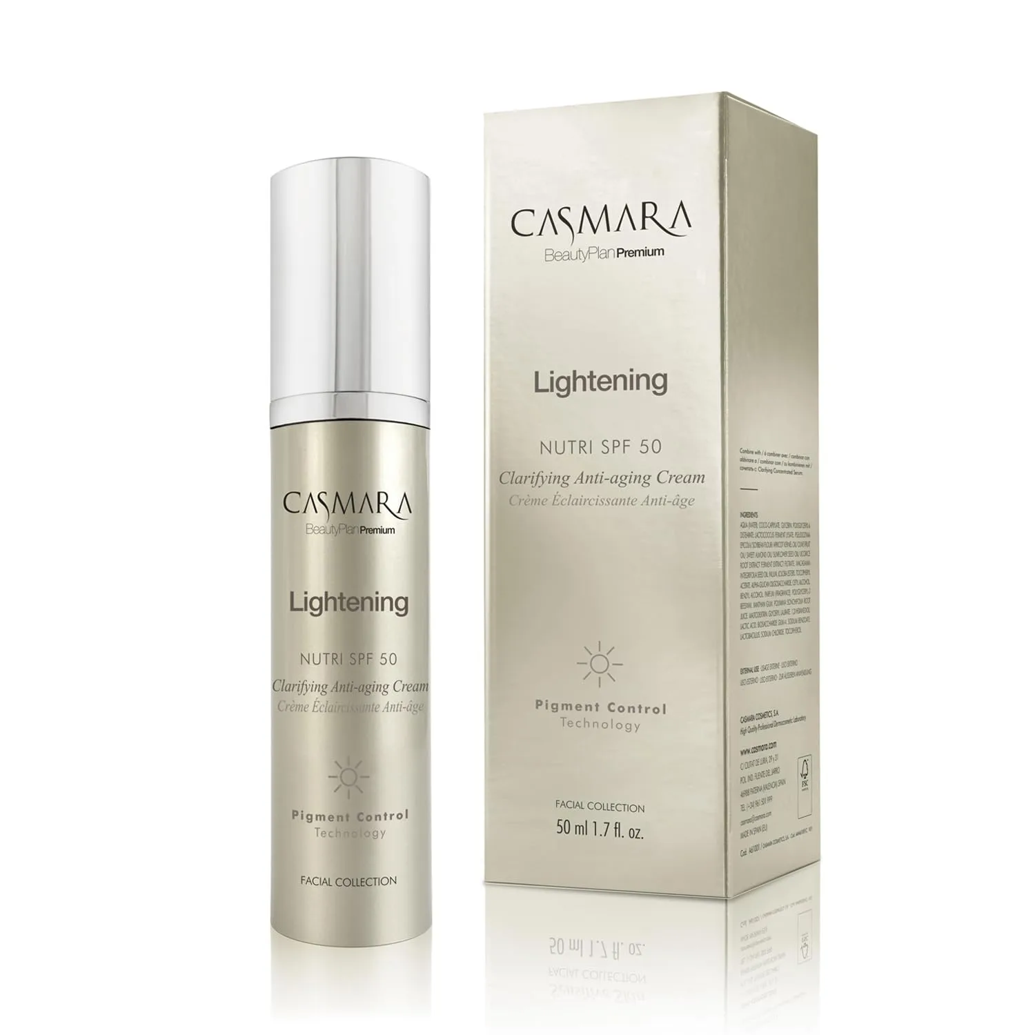 Casmara Lightening Nutri Clarifying Anti-Aging Cream SPF50 50 ml