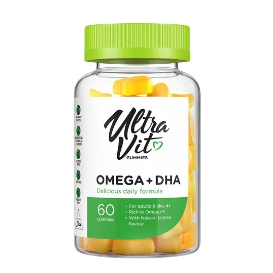 ULTRAVIT Gummies Omega3 + DHA 60 gummies
