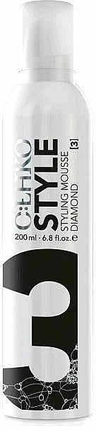 C:Ehko Styling Mousse Crystal 2 – Styling Mousse, Light Hold, With Lychee Extract, Panthenol, And Wh