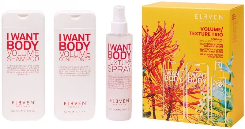 Eleven Australia Hair Care Set Volume Texture Trio