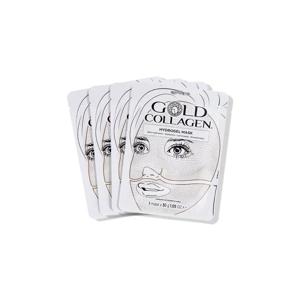 Gold Collagen Hydrogel Mask (4x)