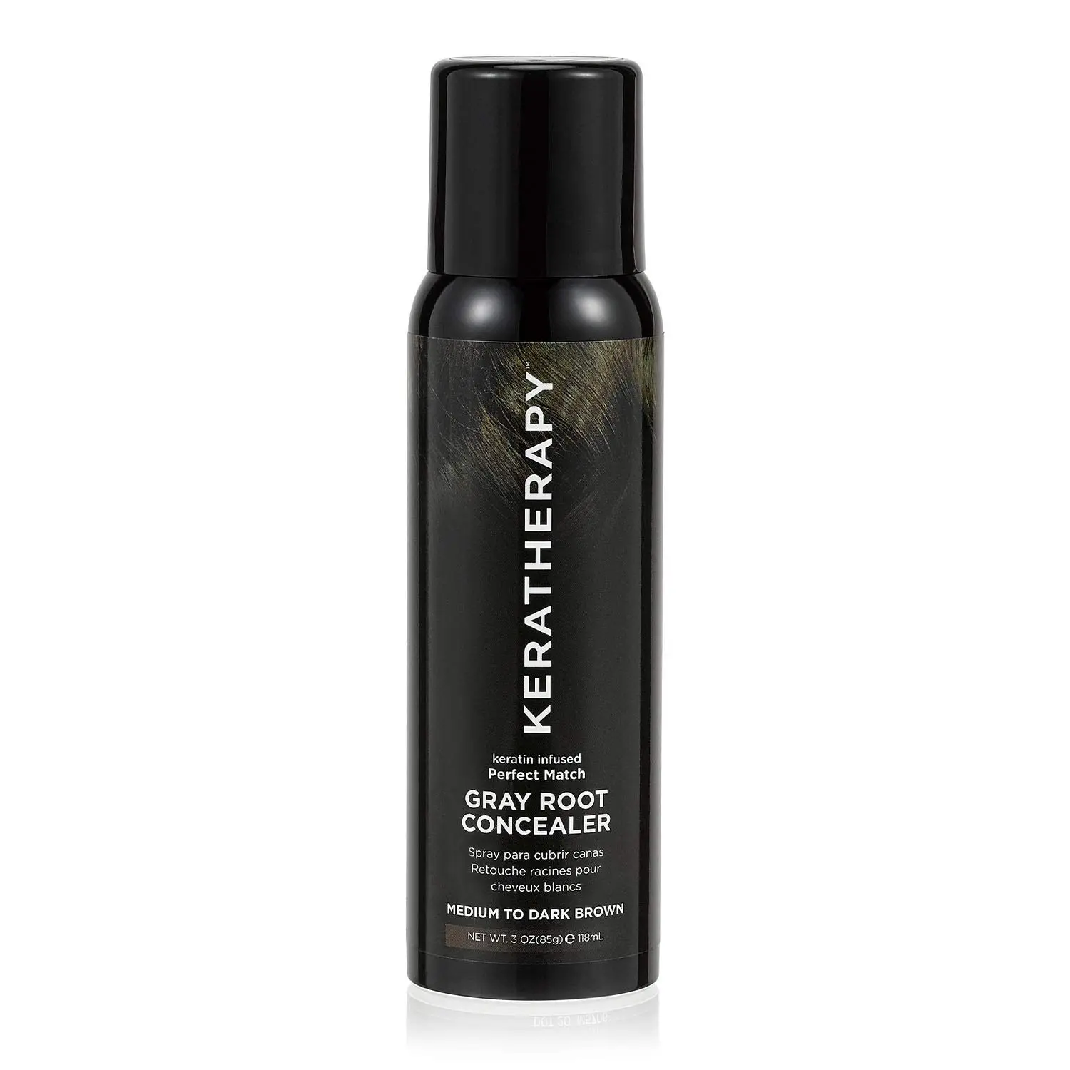 Keratherapy Keratin Infused Perfect Match Gray Root Concealer Medium to Dark Brown 118ml