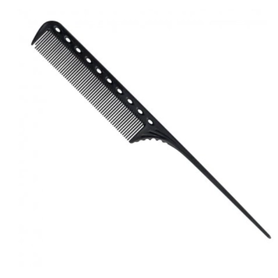 Y.S. Park YS-101C Heat-Resistant Plastic Comb With Handle, Carbon
