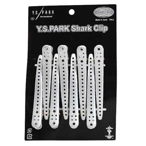 Y.S. Park YS-SCSS8 Shark Metal Hair Clip (8 Pcs.)
