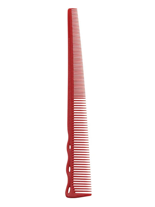 Y.S. Park YS-254R Long, Flexible, Cone-Shaped Comb, Red