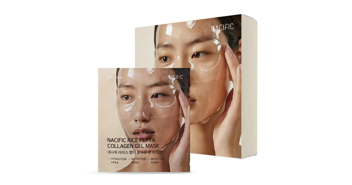 Nacific Rice Pepta Collagen Gel Mask (1pc)
