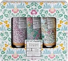 William Morris At Home Bergamot & Vetiver Three Hand Creams 3 x 30ml