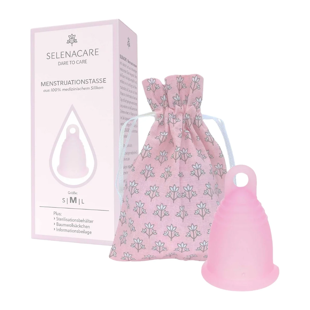 Selenacare Menstrual Cup Premium Transparent M